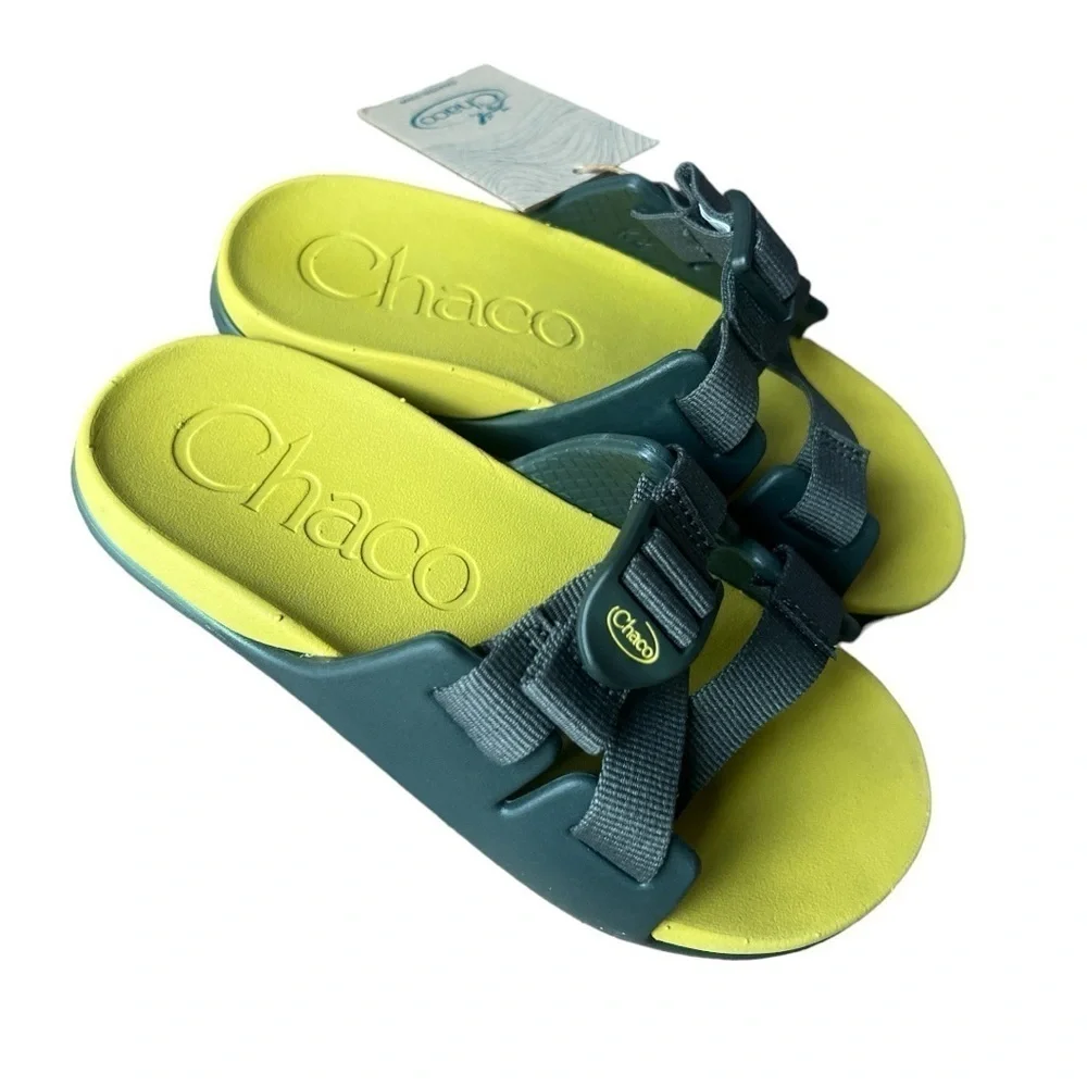 NWT Chaco Kids Chillos Slip On Adjustable Water Walking Sandals in Scarab, Sz 2
